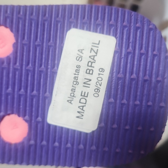 Havaianas Purple & PInk FlipFlops - Picture 6 of 9